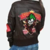 Harley Quinn Bombshell Leather Jacket