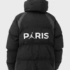 Paris Saint Germain Puffer Jacket Black