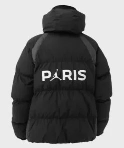 Paris Saint Germain Puffer Jacket Black