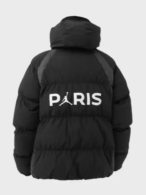 Paris Saint Germain Puffer Jacket Black