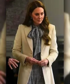 Princess of Wales Kate Middleton Ty Hafan Visit Coat