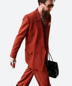 Travis Kelce Super Bowl Suit