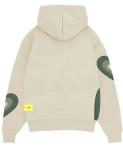 Trendy Homies From Paris Heart White Hoodie