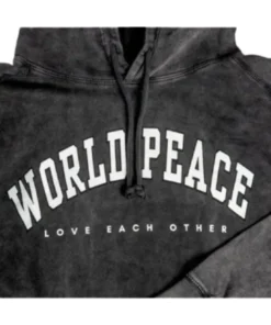 Vintage World Peace Pullover Hoodie