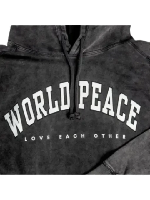 Vintage World Peace Pullover Hoodie