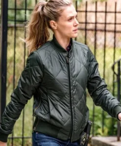 Chicago PD Hailey Upton Green Bomber Jacket