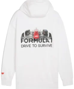 Formula 1 Drive to Survive Graphic Race Hoodie White