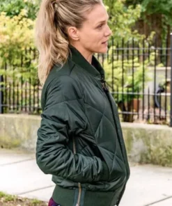 Hailey Upton Green Parachute Jacket