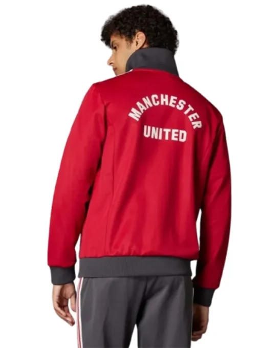 2025 Adidas Manchester United Track Red Jacket