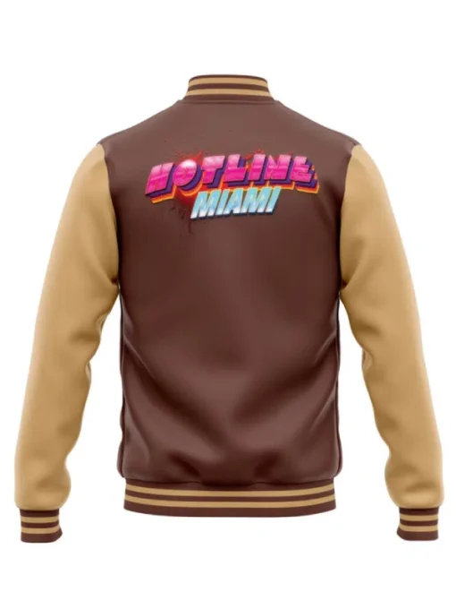 ALL The Hotline Miami Bomber Brown Jacket