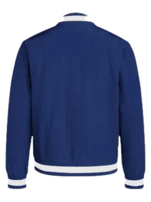 Adidas Dugout Coaches Bomber Jacket Blue