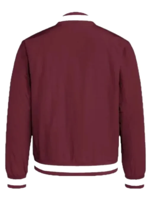 Adidas Dugout Coaches Bomber Jacket Maroon