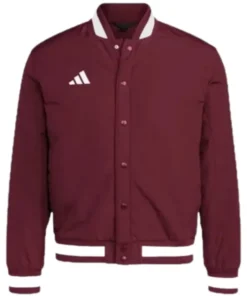 Adidas Dugout Coaches Jacket Maroon