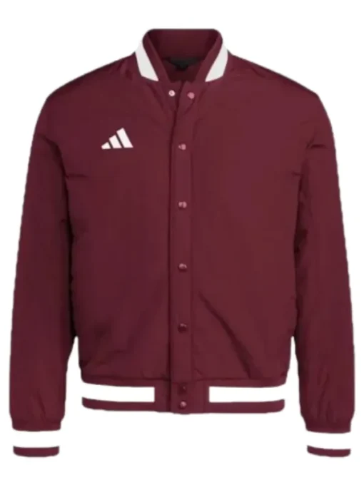 Adidas Dugout Coaches Jacket Maroon