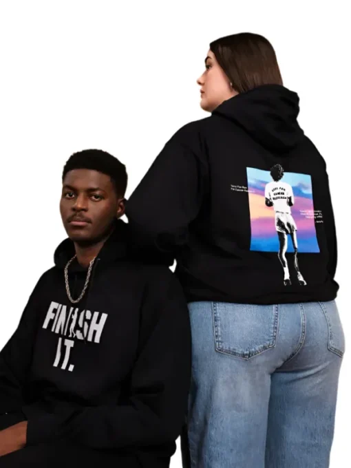 Adidas Terry Fox Finish It Hoodie Black