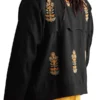 All American S07 Bre Z Tamia Cooper Black Floral Jacket