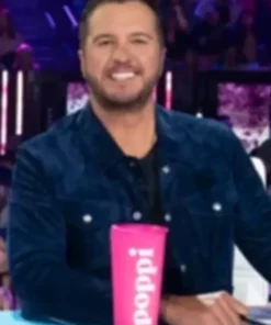 American Idol S08 Luke Bryan Suede Jacket
