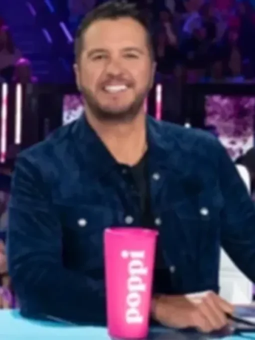 American Idol S08 Luke Bryan Suede Jacket