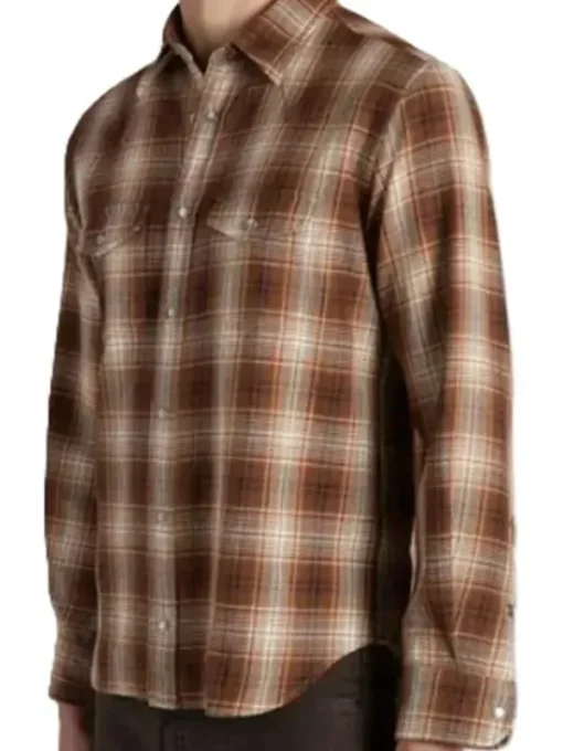 American Idol S23 Luke Bryan Check Western Shirt