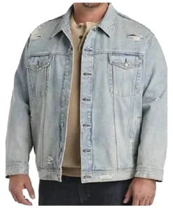 American Idol Season 23 Jelly Roll Destructed Denim Jacket
