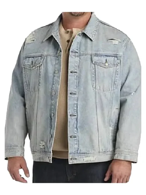 American Idol Season 23 Jelly Roll Destructed Denim Jacket