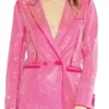 American Idol Season 3 Gabby Samone Pink Embellished Blazer