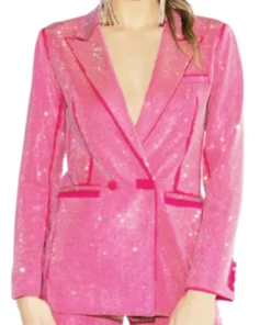 American Idol Season 3 Gabby Samone Pink Embellished Blazer