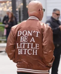 Americas Got Talent Howie Mandel Satin Brown Jacket