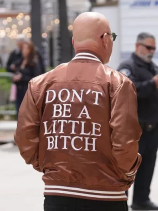 Americas Got Talent Howie Mandel Satin Brown Jacket