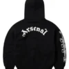 Arsenal X Aries Column Hoodie Black