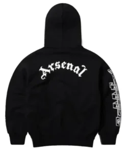 Arsenal X Aries Column Hoodie Black