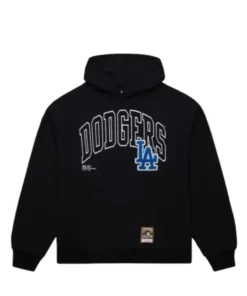 Black Los Angeles Dodgers Logo Over Hoodie