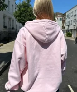 Brandy Christy Zip Up Hoodie Pink