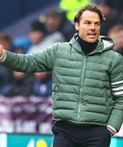 Burnley Scott Parker Green Puffer Jacket