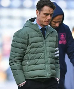 Burnley Scott Parker Puffer Jacket Green