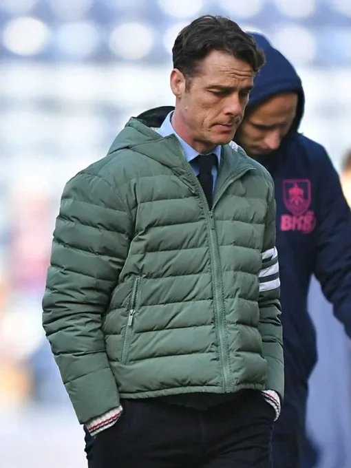 Burnley Scott Parker Puffer Jacket Green