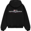 Captain America Brave New World 2025 Black Hoodie