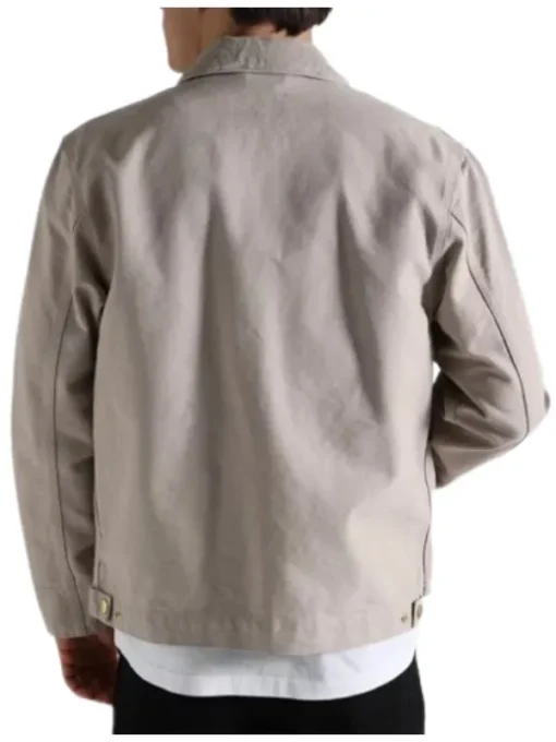 Carhartt Detroit Dusky Beige Zip Up Jacket
