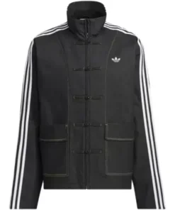 Chinese New Year Black Denim Jacket