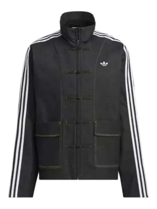 Chinese New Year Black Denim Jacket