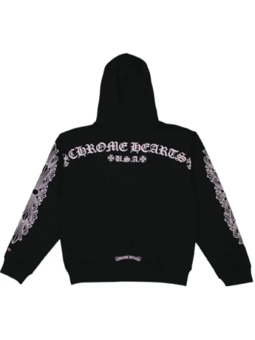 Chrome Hearts Matty Boy Shoulder Logo Pullover Hoodie