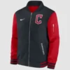 Cleveland Guardians Dugout Black and Red Jacket