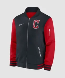 Cleveland Guardians Dugout Black and Red Jacket