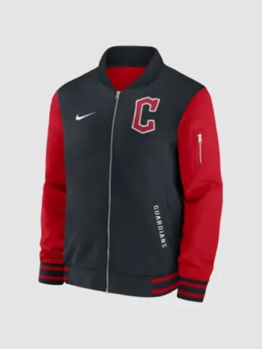 Cleveland Guardians Dugout Black and Red Jacket