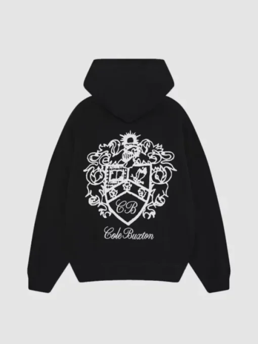 Cole Buxton Collegiate Crest Black Hoodie