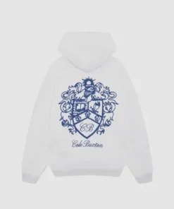 Cole Buxton Collegiate Crest Hoodie Grey