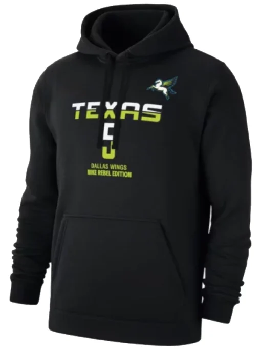 Dallas Wings Paige Bueckers Black Hoodie