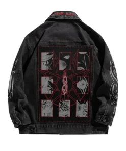 Don’t Ever Judge Me Cargo Jean Denim Black Jacket