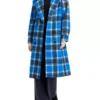 Elsbeth Carrie Preston Blue Plaid Coat
