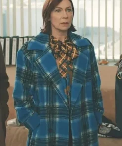 Elsbeth S02 Carrie Preston Elsbeth Tascioni Blue Plaid Coat